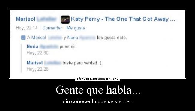 Gente que habla... -