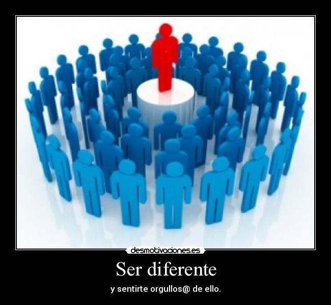 Ser diferente - 