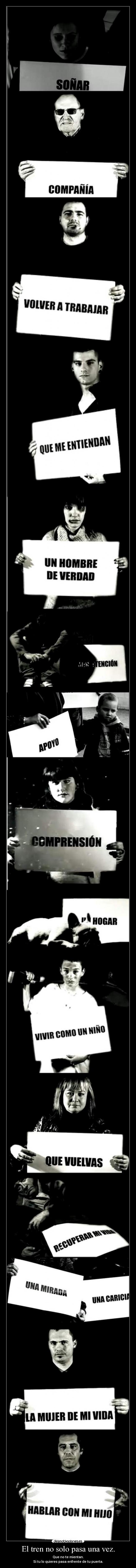 El tren no solo pasa una vez. -