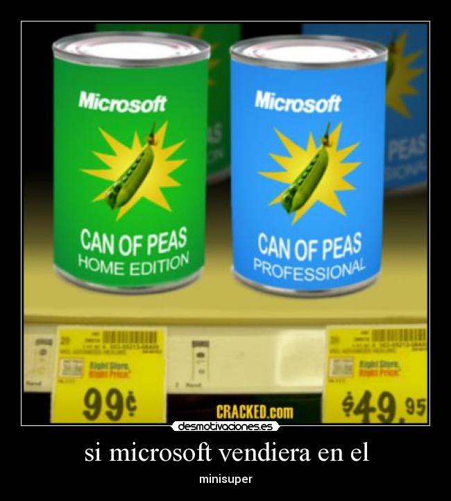 si microsoft vendiera en el - 