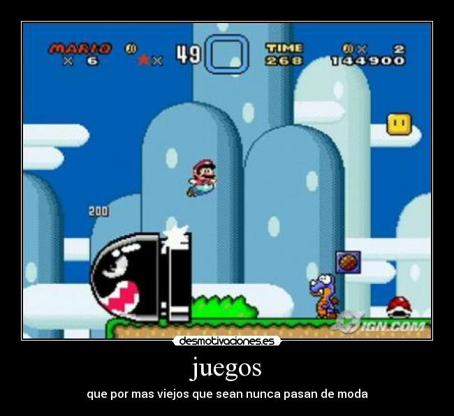 juegos - que por mas viejos que sean nunca pasan de moda