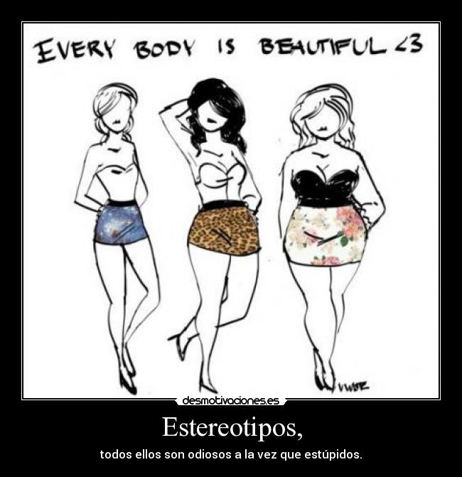 Estereotipos, - 