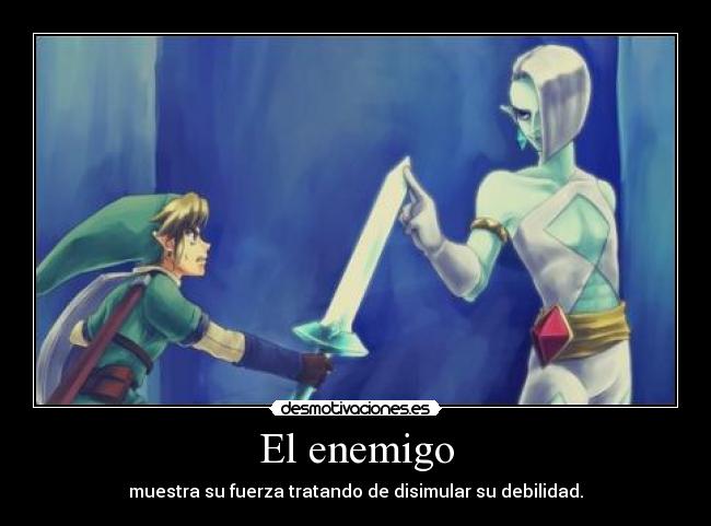 carteles enemigo thelegendofzelda link desmotivaciones