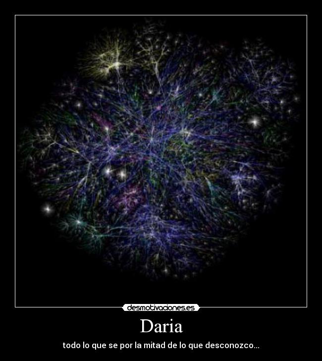Daria - todo lo que se por la mitad de lo que desconozco...