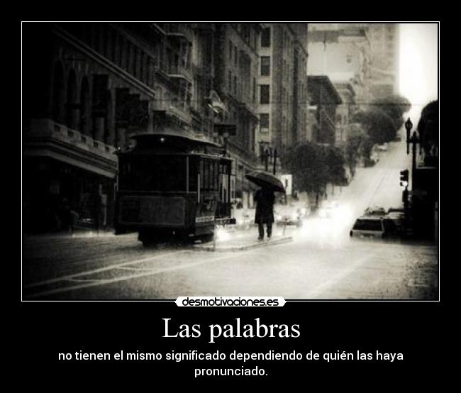 Las palabras - 