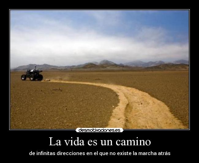 La vida es un camino -