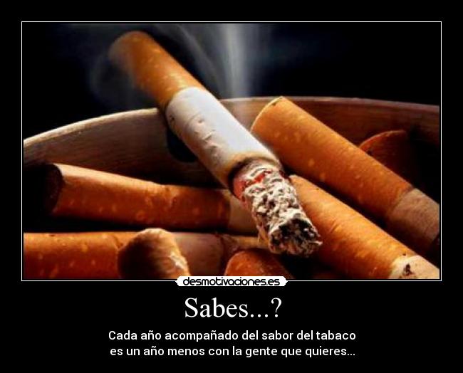 carteles tabaco reflexiones desmotivaciones