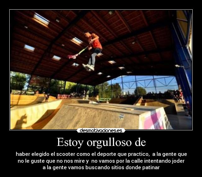 Estoy orgulloso de - 