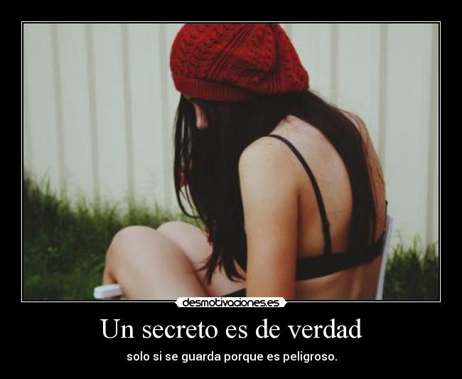 carteles mis secretos son peligrosos por eso los conocen pocas personas tssss desmotivaciones