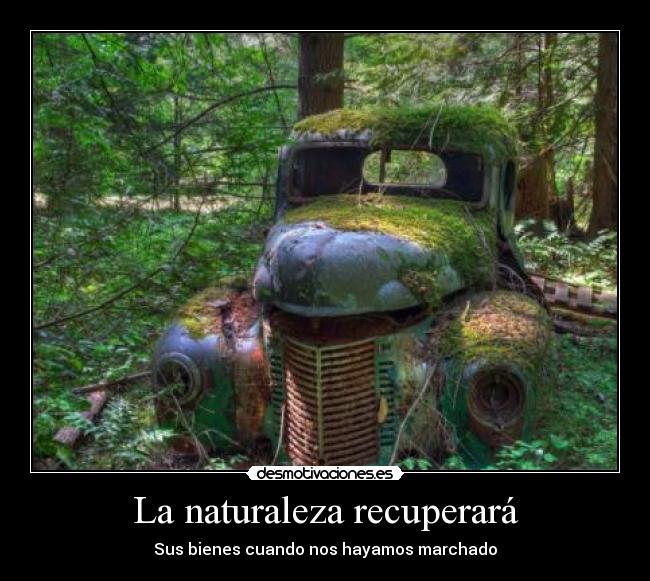 La naturaleza recuperará - 