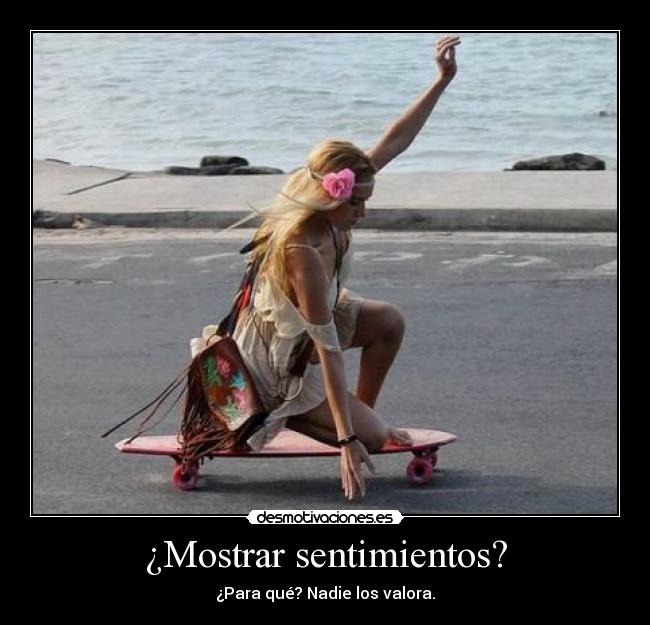¿Mostrar sentimientos? - 