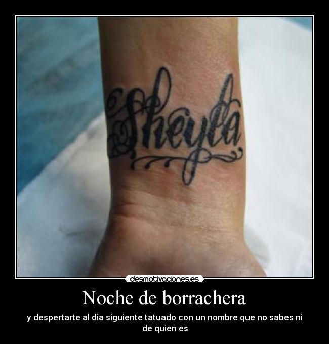 Noche de borrachera -