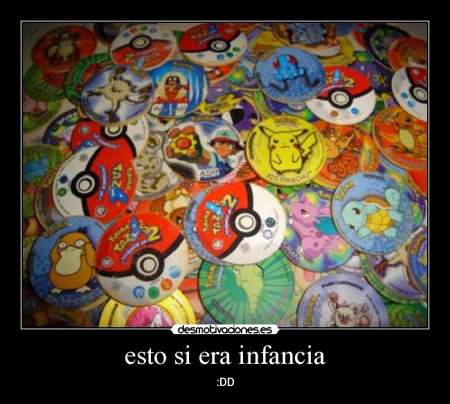 carteles infancia pokemon tazos desmotivaciones