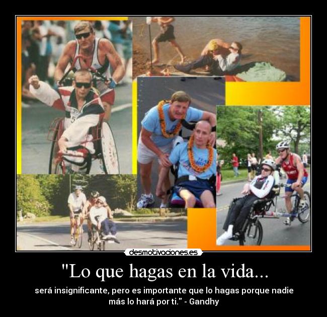 carteles vida gandhy desmotivaciones