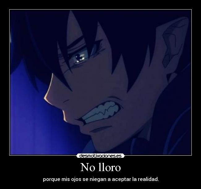 carteles exorcist rin desmotivaciones