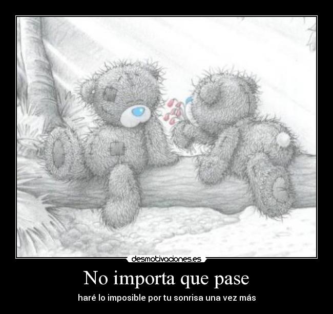 No importa que pase -