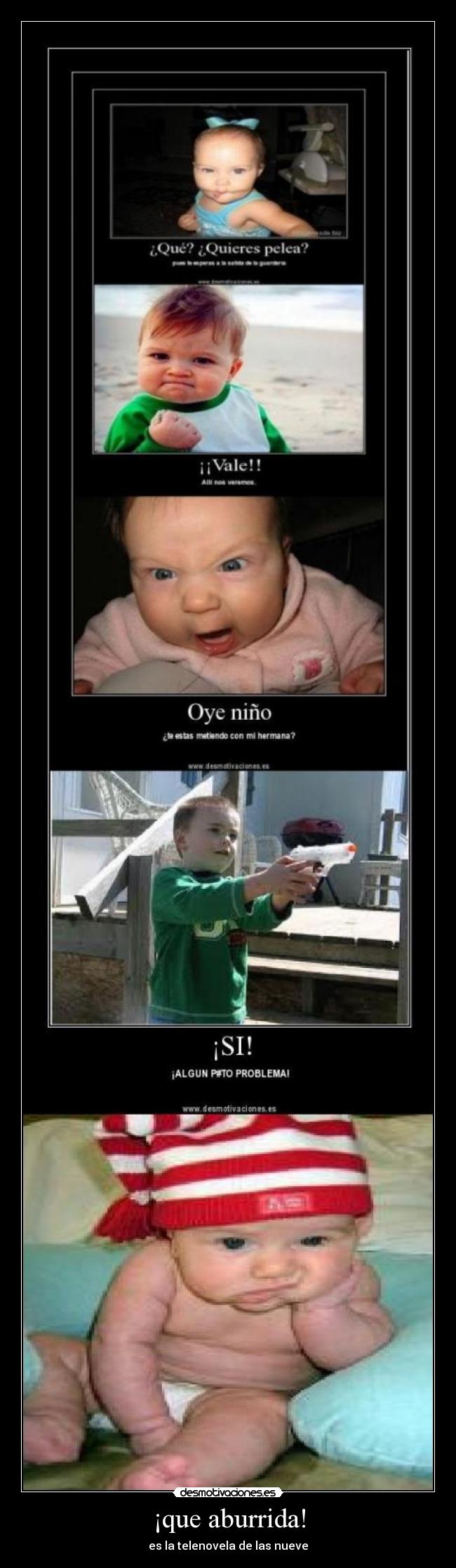 ¡que aburrida! - es la telenovela de las nueve