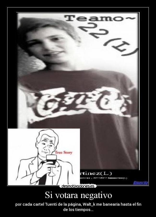 Si votara negativo -