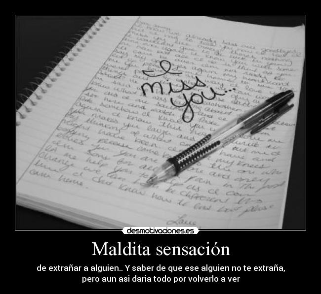 Maldita sensación - 