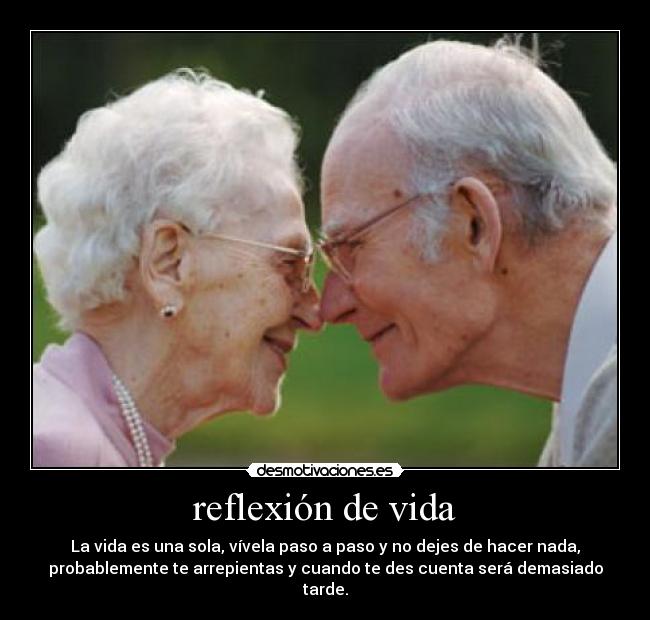 reflexión de vida -