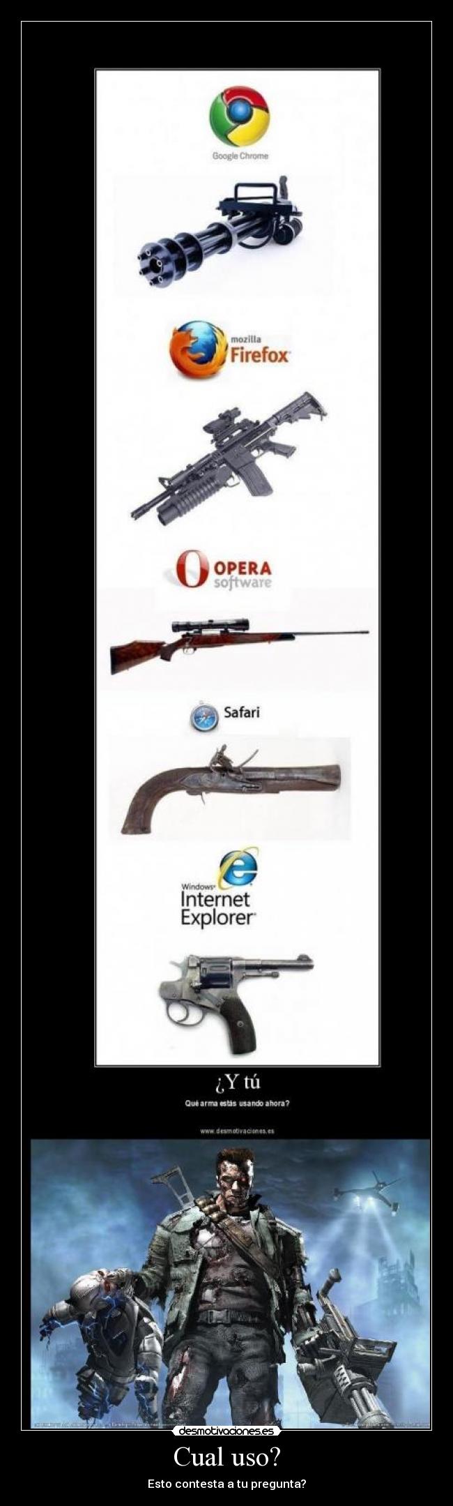 Cual uso? - Esto contesta a tu pregunta?