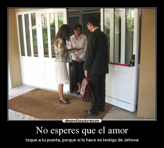 No esperes que el amor -
