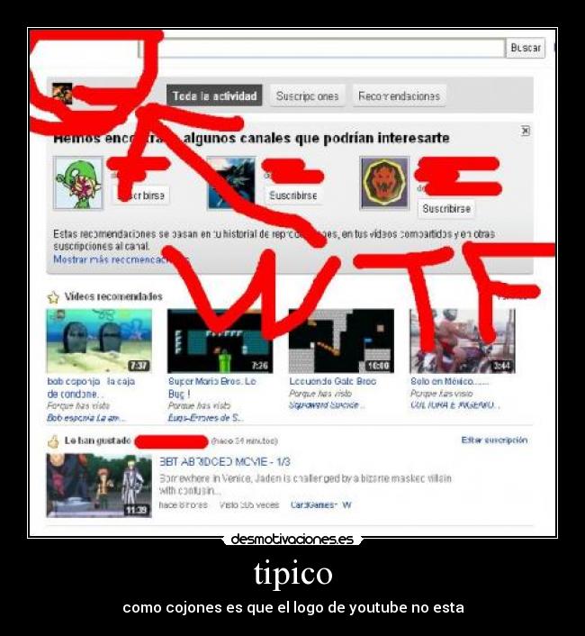 carteles youtube desmotivaciones