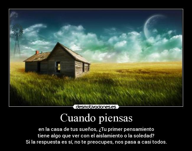 Cuando piensas -