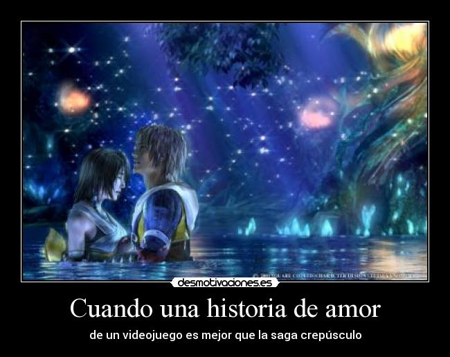 Cuando una historia de amor - de un videojuego es mejor que la saga crepúsculo