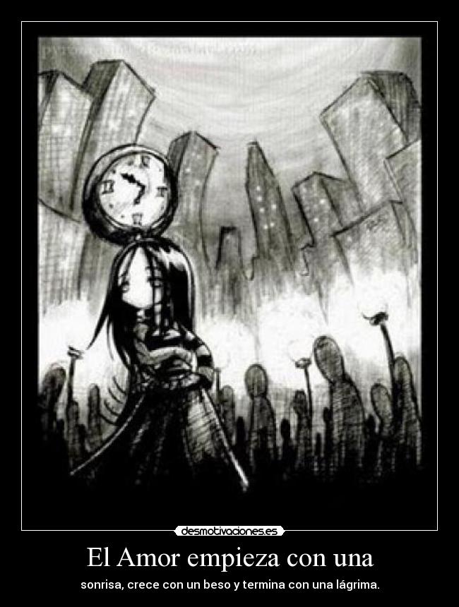 El Amor empieza con una -