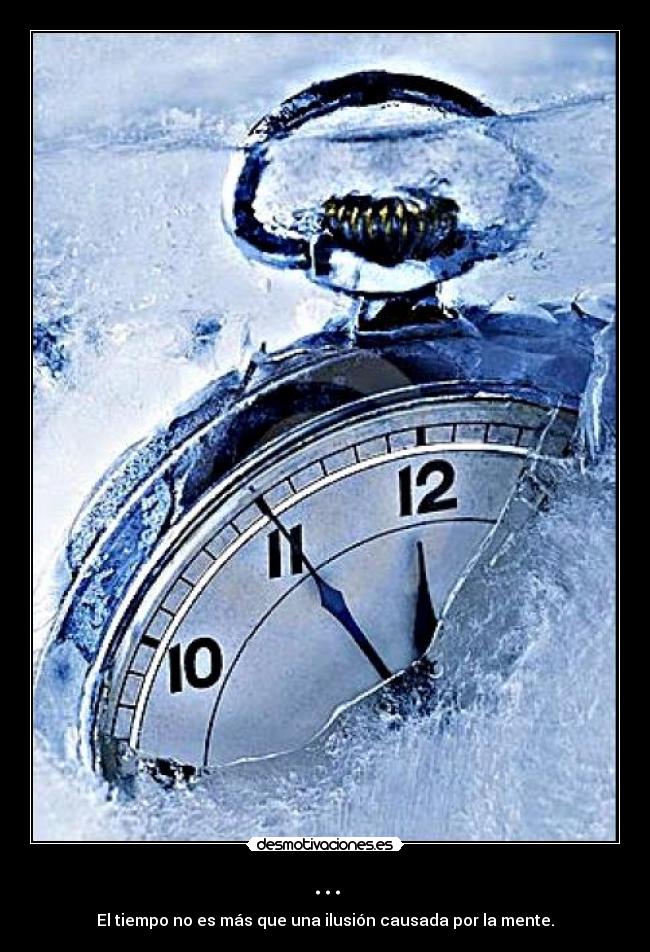 carteles reloj hielo desmotivaciones