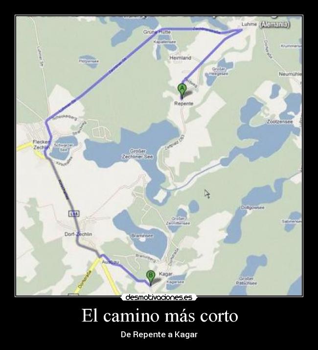 El camino más corto - De Repente a Kagar