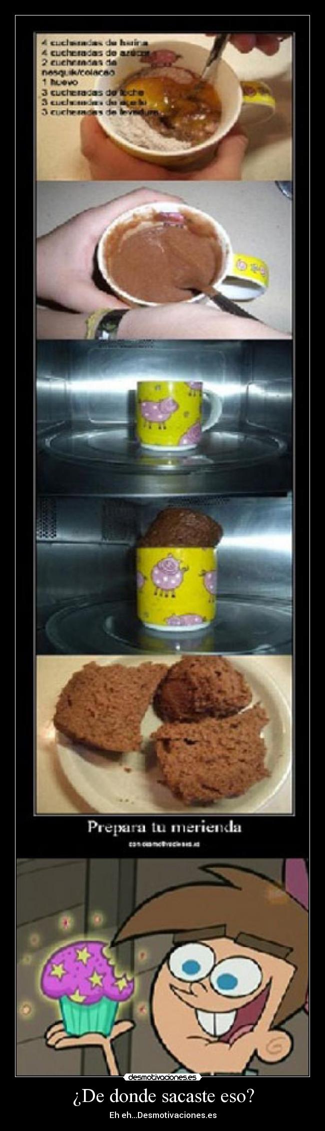 ¿De donde sacaste eso? - Eh eh...Desmotivaciones.es