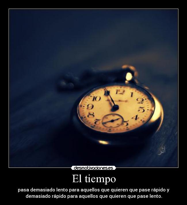 El tiempo - 