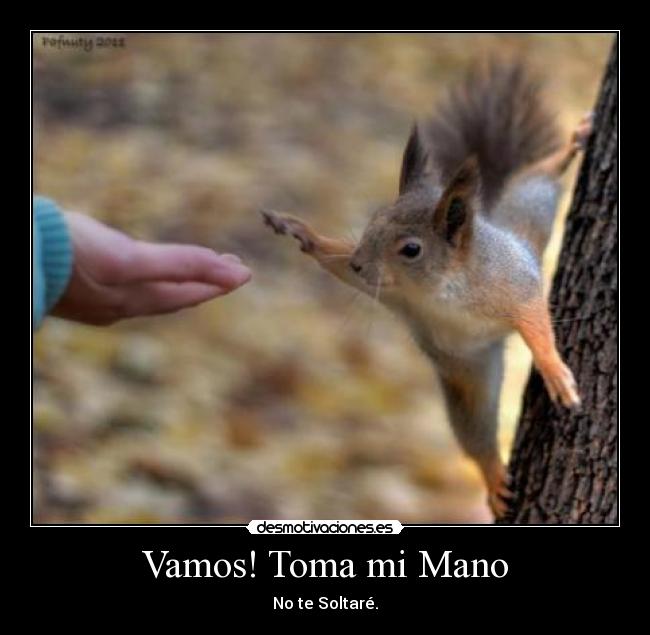 Vamos! Toma mi Mano - No te Soltaré.