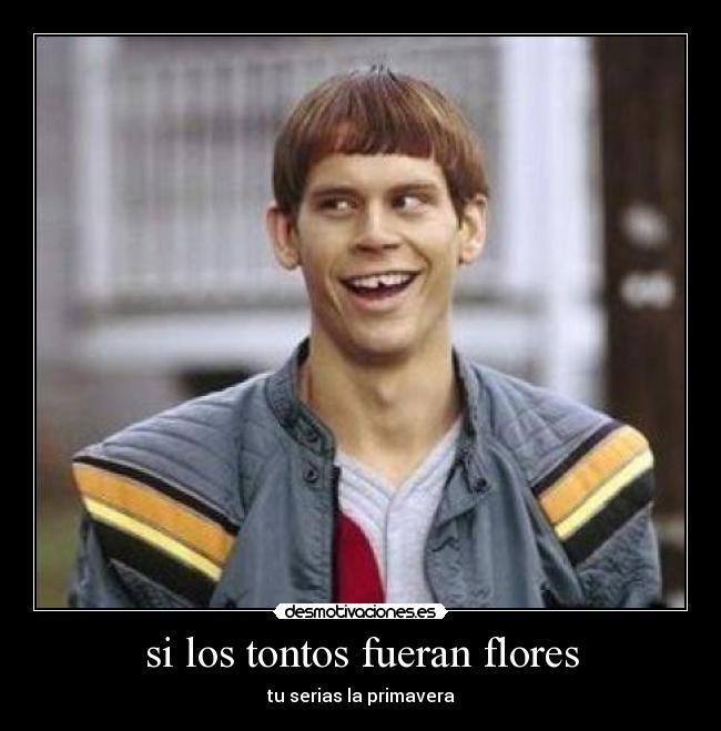si los tontos fueran flores - 