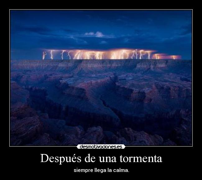 Después de una tormenta - 