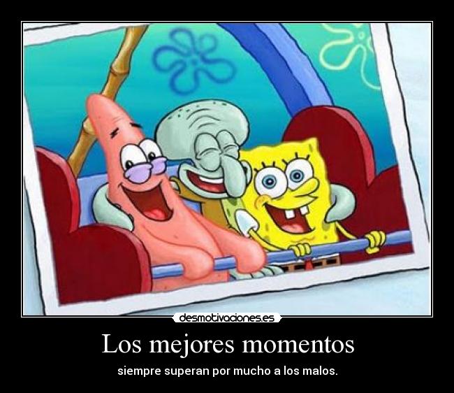 carteles bob esponja desmotivaciones