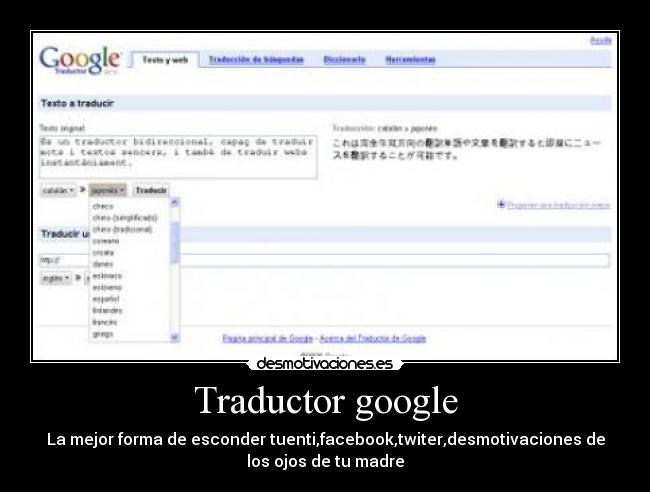 Traductor google - 