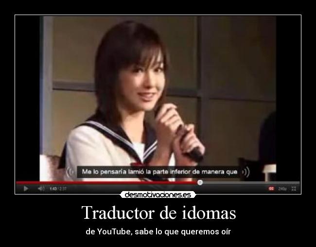 Traductor de idomas - 