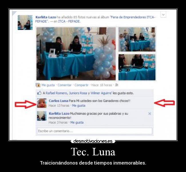 Tec. Luna - Traicionándonos desde tiempos inmemorables.