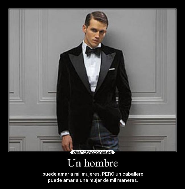 Un hombre -