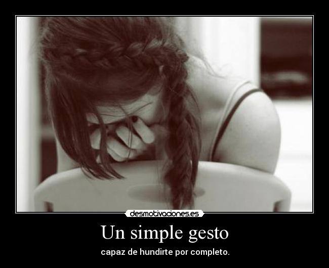 Un simple gesto -