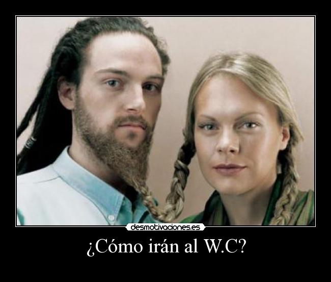 ¿Cómo irán al W.C? - 