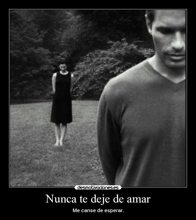 Nunca te deje de amar - 
