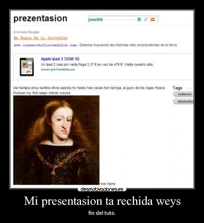 Mi presentasion ta rechida weys - 