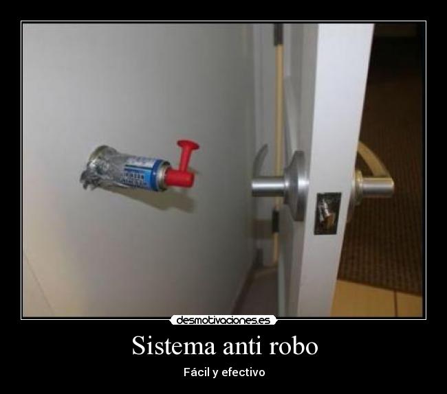 Sistema anti robo - Fácil y efectivo