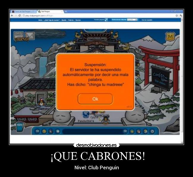 ¡QUE CABRONES! - 