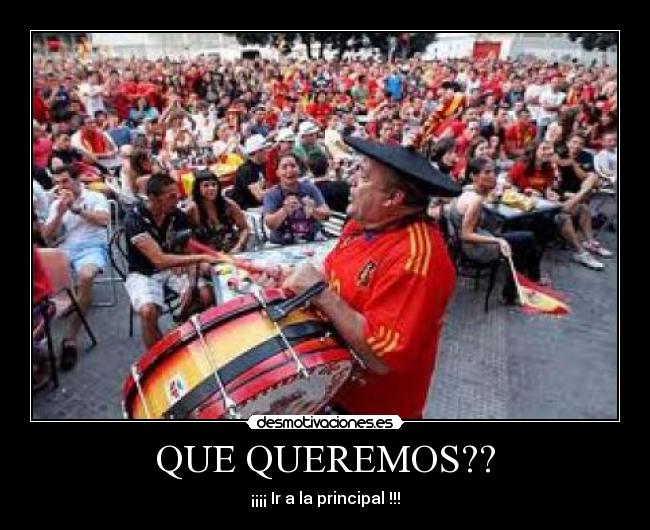 QUE QUEREMOS?? - 