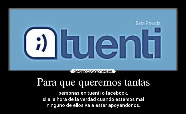 Para que queremos tantas -